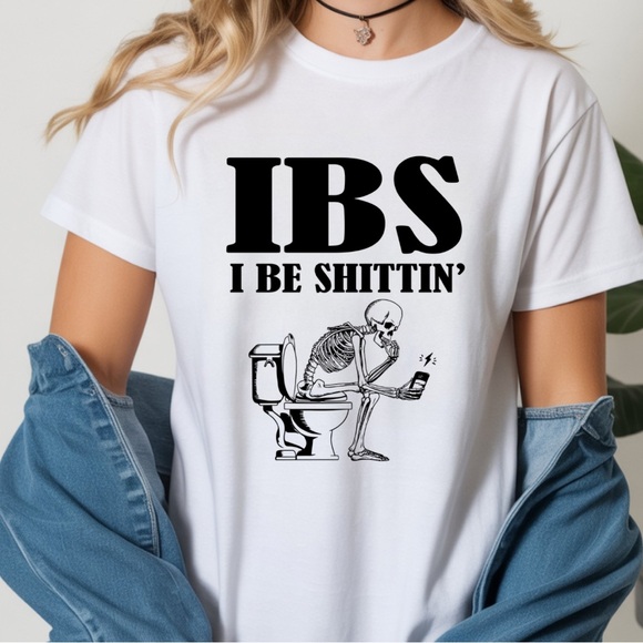 Funny IBS Humor T-Shirt - Picture 2 of 2